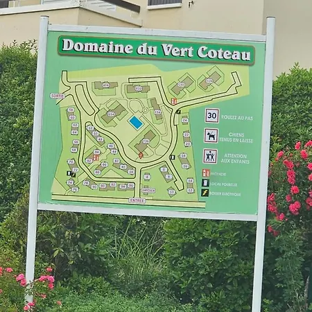 아파트 Le Rez De Jardin Du Vert Coteau 뚜끄